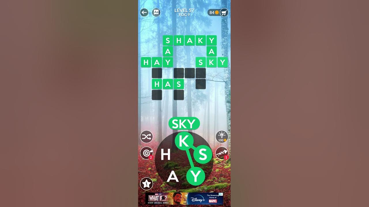 wordscapes level 57 - YouTube