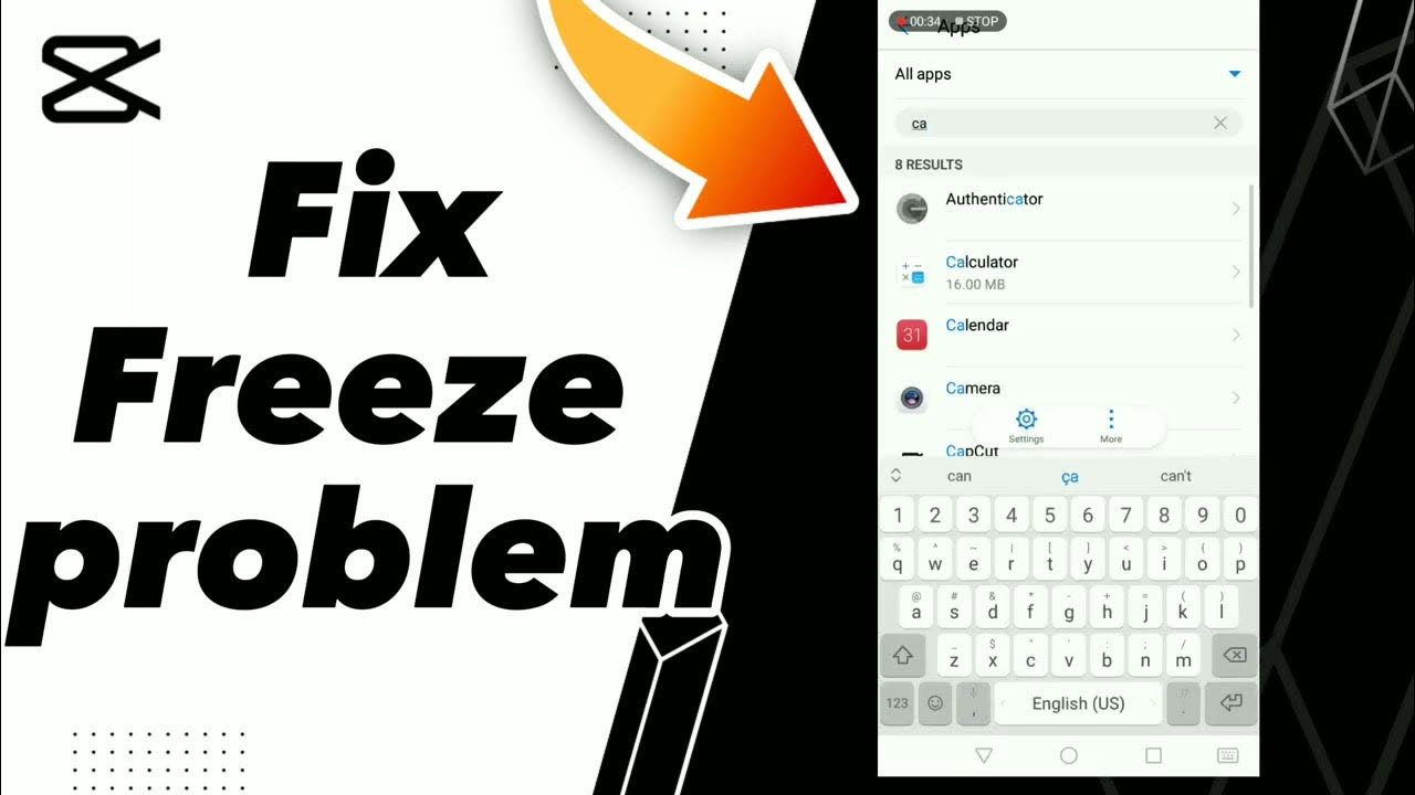 How to fix freeze problem on capcut youtube