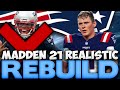 Mac Jones New England Patriots Realistic Rebuild! Mac Jones Becomes A Superstar X Factor! Madden 21