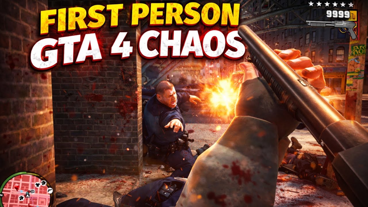 GTA 4 BUT FIRST PERSON