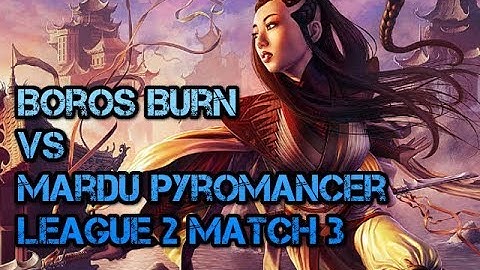 Modern Boros Burn Vs Mardu Pyromancer League 2 Match 3