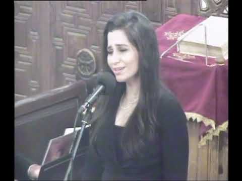 كورال دافيد الصغير ها انا نرجس شارون حفل عرس قانا الجليل كنيسة الملاك القبلى