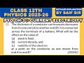 The thickness of a conductor continuously decreases from its one end (A) to another end (B)...
