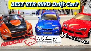 Which RTR RWD RC Drift Car is the BEST??  (Redcat RDS vs Yokomo RTR vs MST RMX)