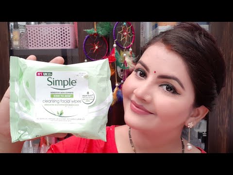 simple kind to skin cleansing wipes review and demo | skincare for sensitive skin | RARA