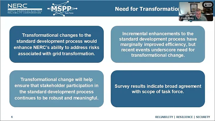 Modernization of Standards Processes and Procedures Task Force (MSPPTF) Industry Briefing