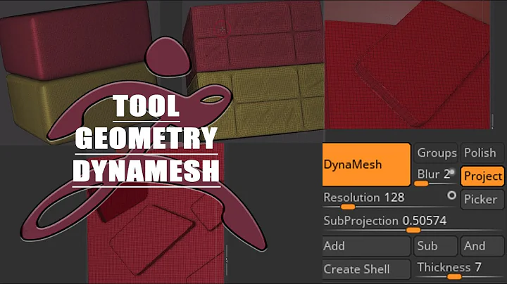 【ZBrush 2022】【memo】tool:Geometry:DynaMesh