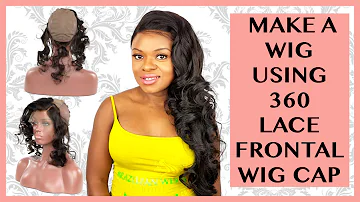 360 Lace Frontal Wig Cap|  How To  Make Lace Frontal Wig Tutorial|  NO GLUE | NO TAPE |