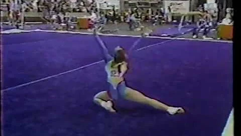 1981 NCAA Championships   Diane Dovas FX