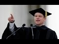 Matt Damon馬特達蒙MIT畢業典禮演講2016【中英雙語】 Matt Damon MIT commencement address