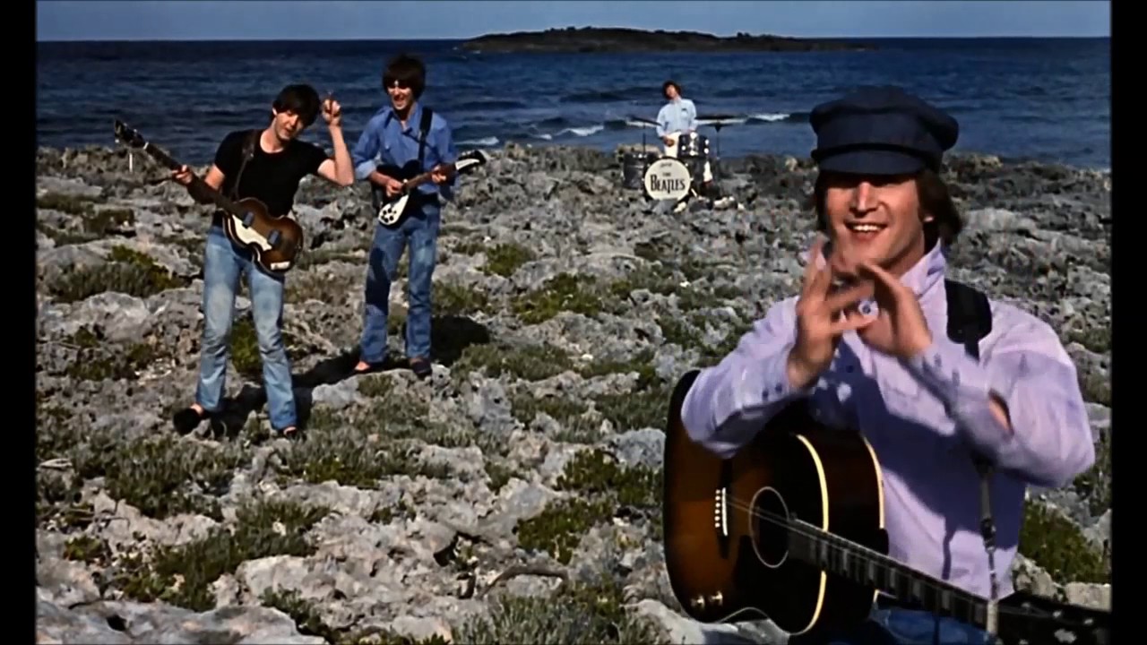 The Beatles on the Beach YouTube