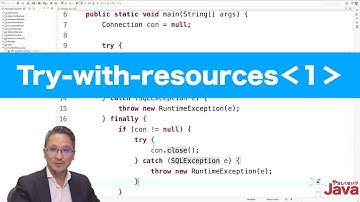 【やさしくない!? Java】 Try-with-resourcesの話 1 OCJ-P Gold向け