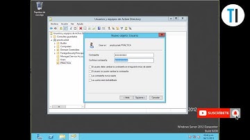 Instalar y configurar Active Directory en Windows Server 2012