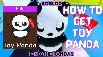 How To Find The Toy Panda Roblox | Find The Pandas