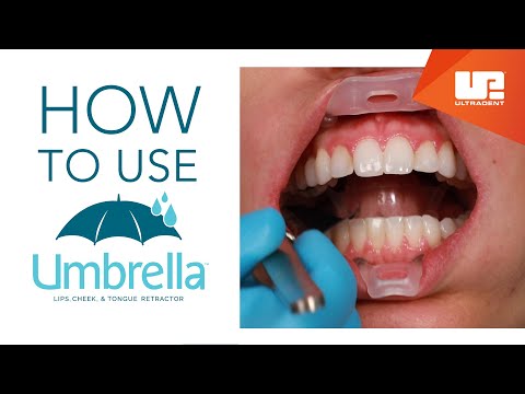 How To Use Umbrella™ Tongue- Lip- u0026 Cheek Retractor  Step by Step