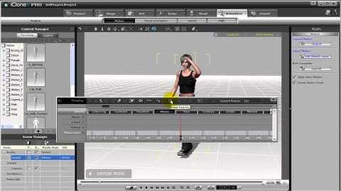 iClone4 Tutorial  Motion Layer