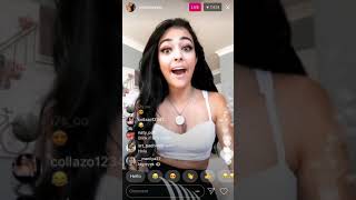 Malu Trevejo Instagram live