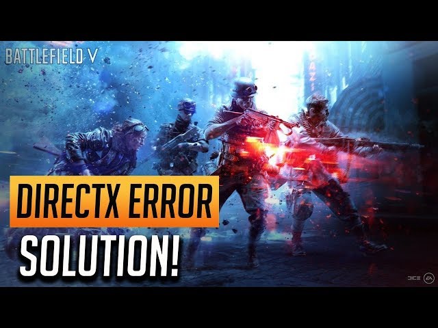 Solução de problemas do traçado de raios do DirectX no Battlefield V