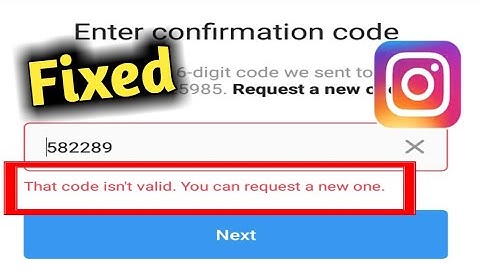 Fix Instagram That Code Isn
