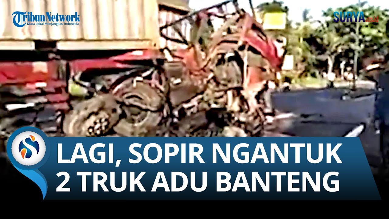 KECELAKAAN MAUT KEMBALI TERJADI, 2 Truk Trailer Adu Banteng di Boyolali, 2 Nyawa Melayang