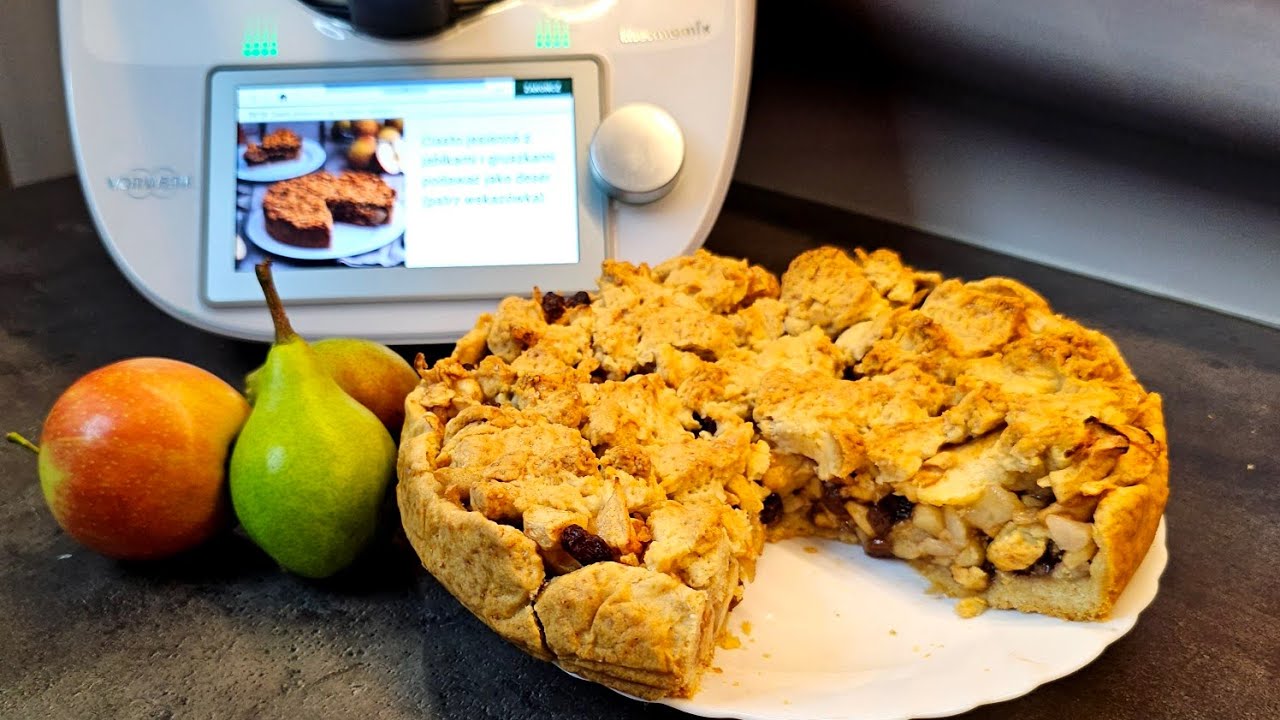 Jesienne ciasto z jabłkami i gruszkami z Thermomix #paulitawita