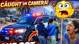 She Got arrested Police Car Chase Simulator challenge 😱| Real Cop police car Chase Traffic screenshot 3