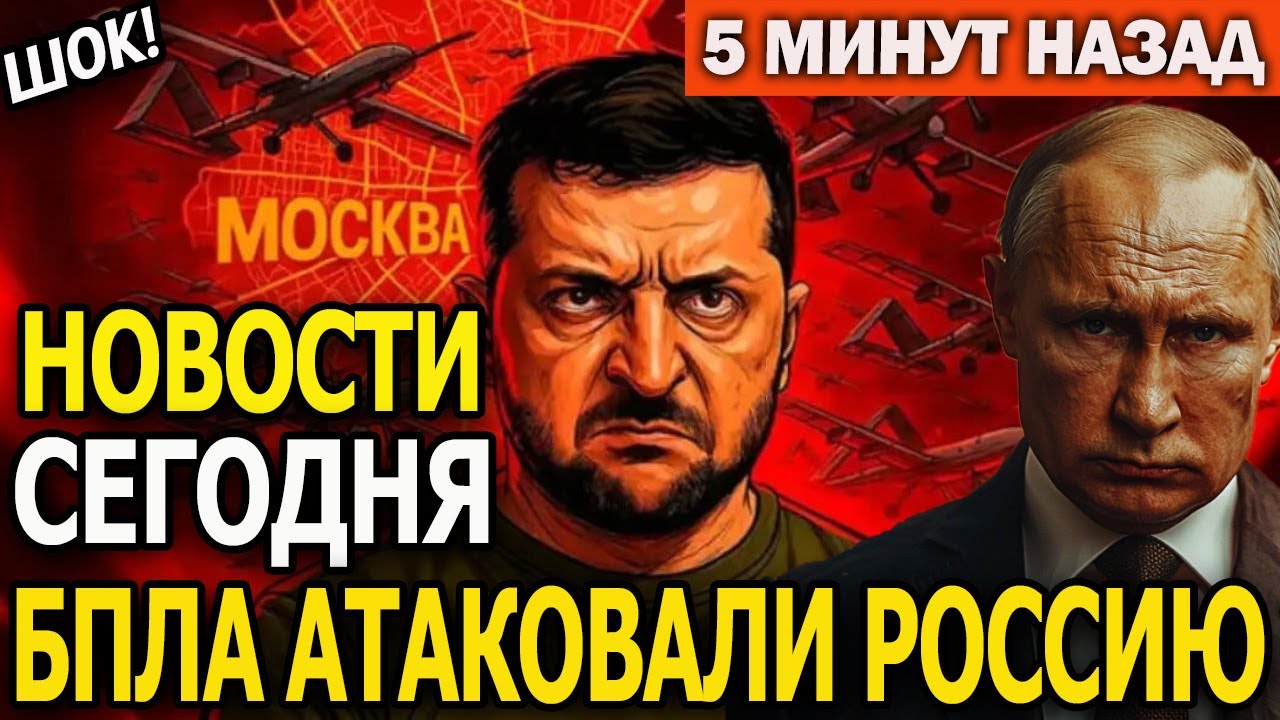 ⚡️ СРОЧНЫЕ НОВОСТИ! НАС ЛИШИЛИ мощнейших Дронов? Британские ракеты и БПЛА массово атаковали Россию.