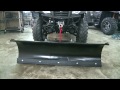 CFMOTO sniego peilio Iron Baltic montavimas, Snow plow instalation on cfmoto atv