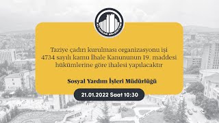 Taziye çadırı kurulması organizasyonu işi Resimi