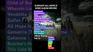Slipknot-All Hope Is Gone Album Review