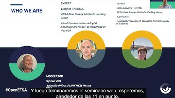 Webinar EFSA Plant pest survey methodological framework - Spanish subtitles