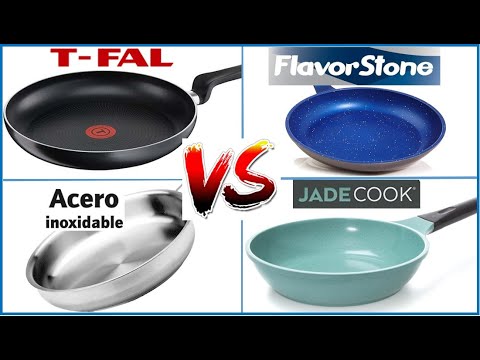 Este es el mejor Sartén. Flavor stone, Jade cook, Tefal, Acero inoxidable,  