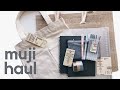 MUJI HAUL // back to school // stationery // reusable bags