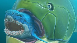 NEW GIANT FISH EATS A MEGALODON - Feed and Grow Fish - Part 98 | Pungence