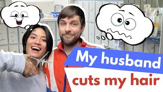 I let my husband cut my hair, for the very first time [Gay couple everyday life]