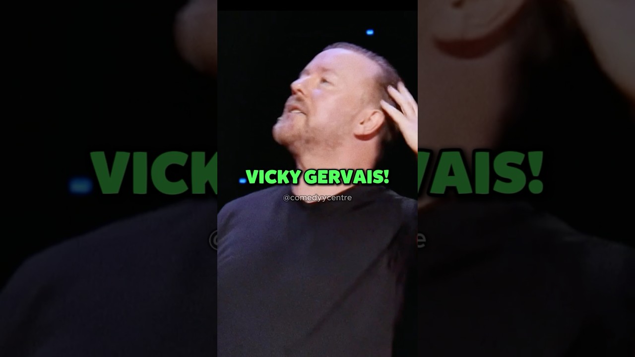 Ricky Gervais Is Now Vicky Gervais!!! 🤣🤣🤣