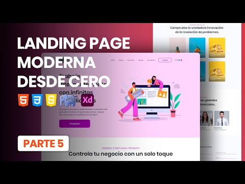 Página Web Moderna solo con HTML - CSS - JS y PHP |Parte 5| Desde cero