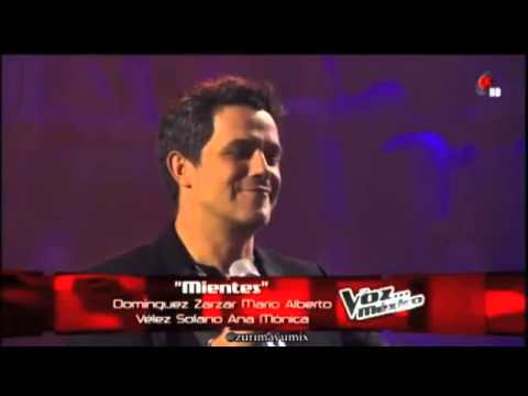 ¿Lo Ves? / Mientes (Alejandro Sanz y Mario Domm) La Voz... México.