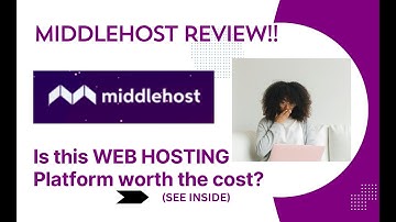 Middlehost REVIEW- Is this WEB HOSTING Platform worth the cost? See(View Before Use)
