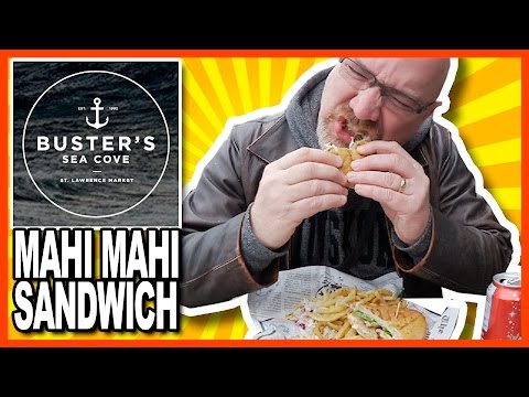 ♥ Grilled Mahi Mahi Sandwich ♥ from Busters Sea Cove @ St. Lawrence Market, Toronto