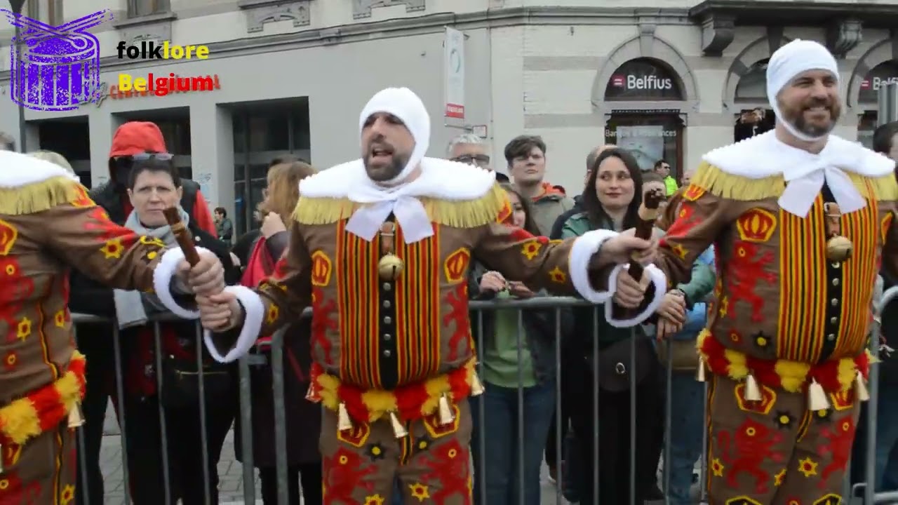 Cavalcade de Jemappes - rondeau matin - folklore belgium
