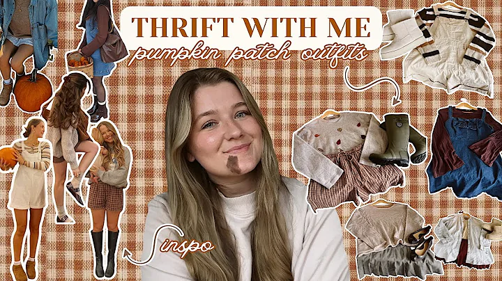 FALL THRIFT HAUL | Thrift With Me for PUMPKIN PATCH OUTFITS | Recreating PINTEREST OUTFITS challenge