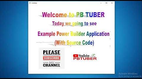 PowerBuilder Example Application