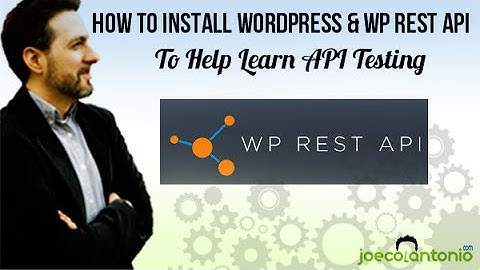 How to Install WordPress & WP REST API To Help Learn API Testing