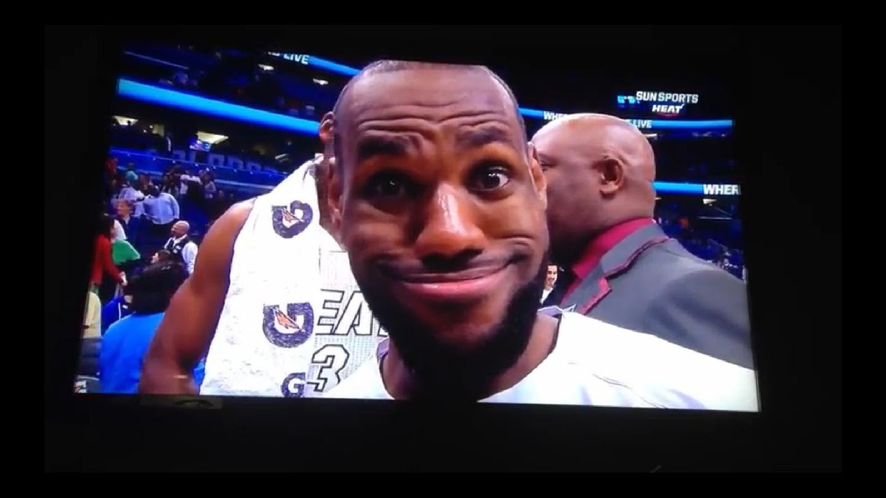 Lebron James Funny Face Youtube