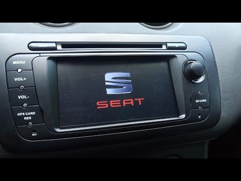 Seat Ibiza 6J - montaż radia z nawigacją - radio installation with  navigation 