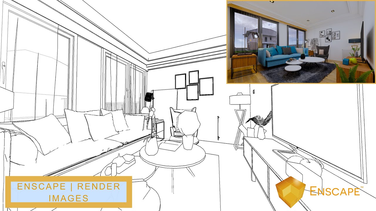 Interior Render - Sketchup & Enscape | 3D Render