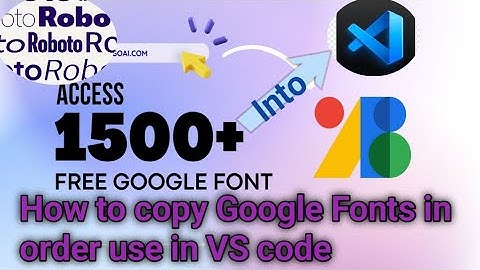 How to copy the Google Fonts🤔|To use in VS code😌|New Update in Google Font website