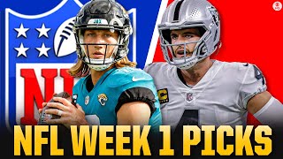 NFL Week 1 Picks: Jaguars-Commanders \& Raiders-Chargers + Team Win Totals I CBS Sports HQ