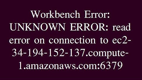 Workbench Read Error on Connection | Unable to Run SOQL Queries